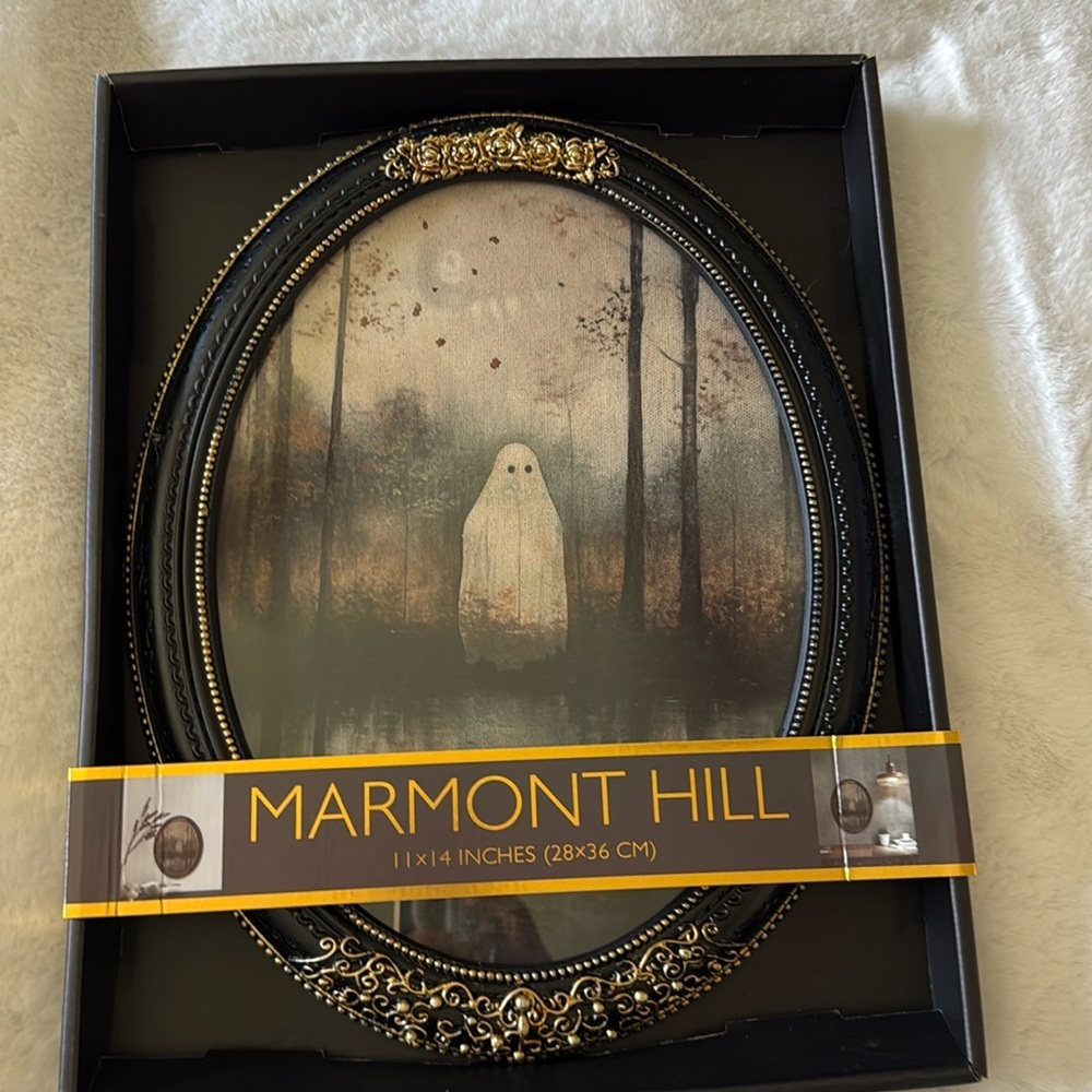 Marmont Hill Ghost Framed Wall Art HALLOWEEN Decor Spooky 11x14